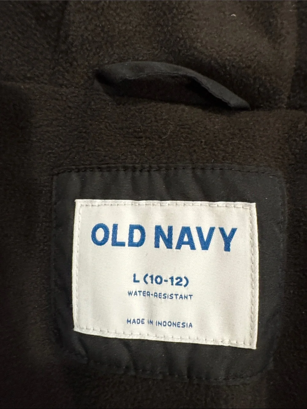 Old Navy Kids Black Hooded Puffer Coat